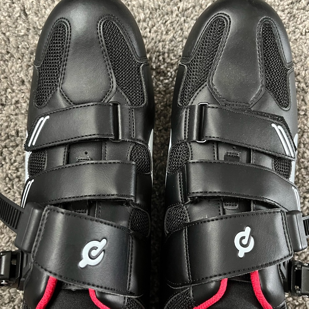 Black Peloton Bike Shoes (barely worn) Size 48
